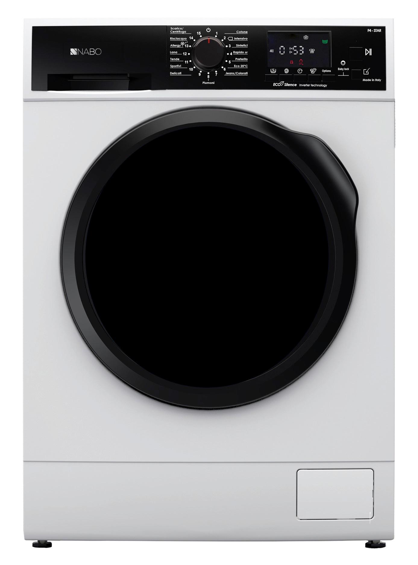 Waschmaschine Nabo Wm 3100 Slim - Weiß, Basics, Metall (84,2/59,6/45cm) - Nabo