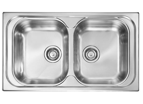 Spüle 100244 - Edelstahlfarben, MODERN, Metall (78/43,5cm) - HKT Spüle 100244 - Edelstahlfarben, MODERN, Metall (78/43,5cm) - HKT