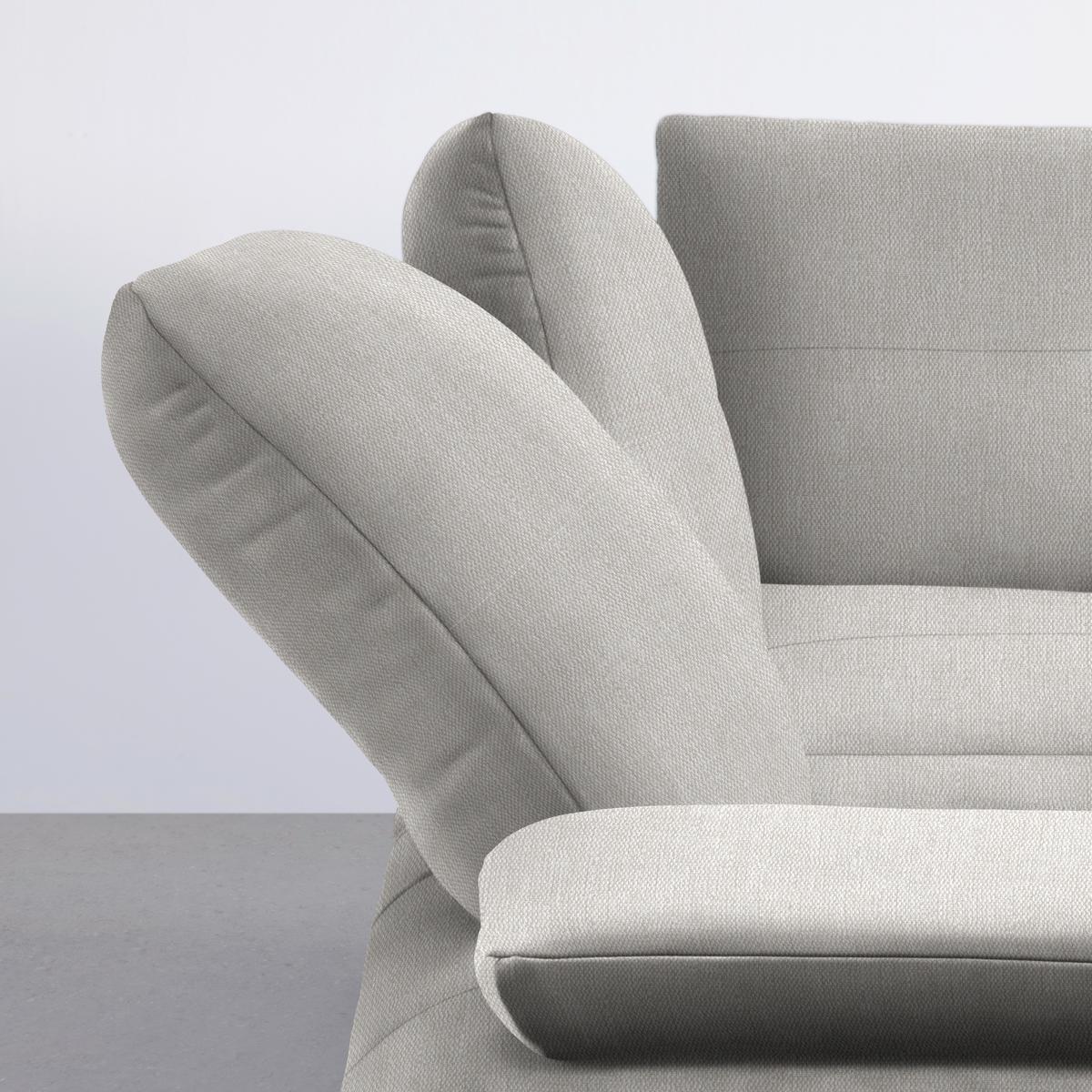 Rohová sedačka TRENDY, levá, béžová - černá/béžová, Moderní, kov/kompozitní dřevo (250/93/310cm) - Premium Living