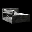 Boxspringbett mit Topper und Bettkasten 160x200 cm Medino - Anthrazit, KONVENTIONELL, Holz/Holzwerkstoff (160/200cm) - Luca Bessoni