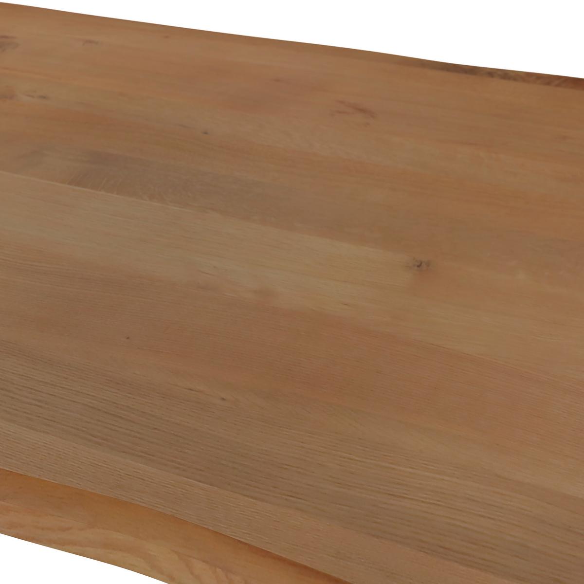 Jedálenský stôl Dan, š: 180 cm - čierna/farba duba, Modern, kov/drevo (180/90/76cm) - Bessagi Home