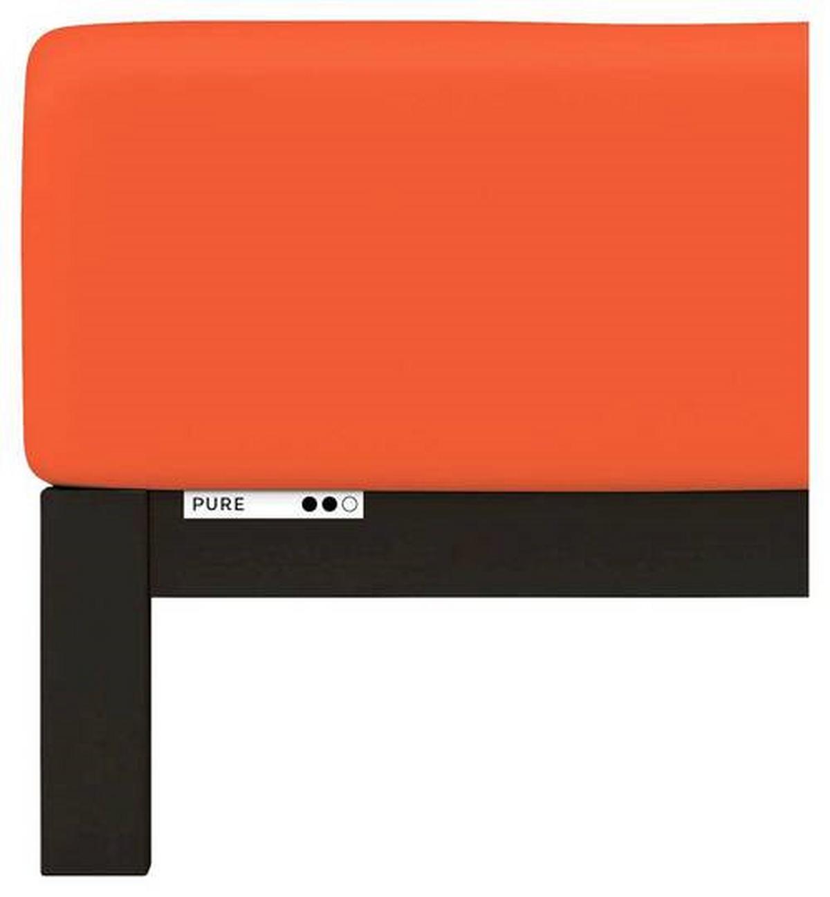 Boxspring-spannleintuch Pure Boxspring - Rot, Basics, Textil (120-130/200-220cm) - Schlafgut