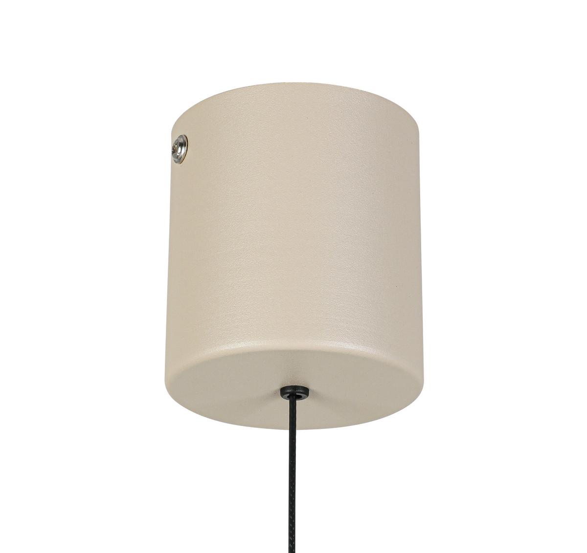ZÁVĚSNÉ SVÍTIDLO SUSO - pískové barvy, Moderní, kov/plast (3,8/3,8/150cm) - Mömax