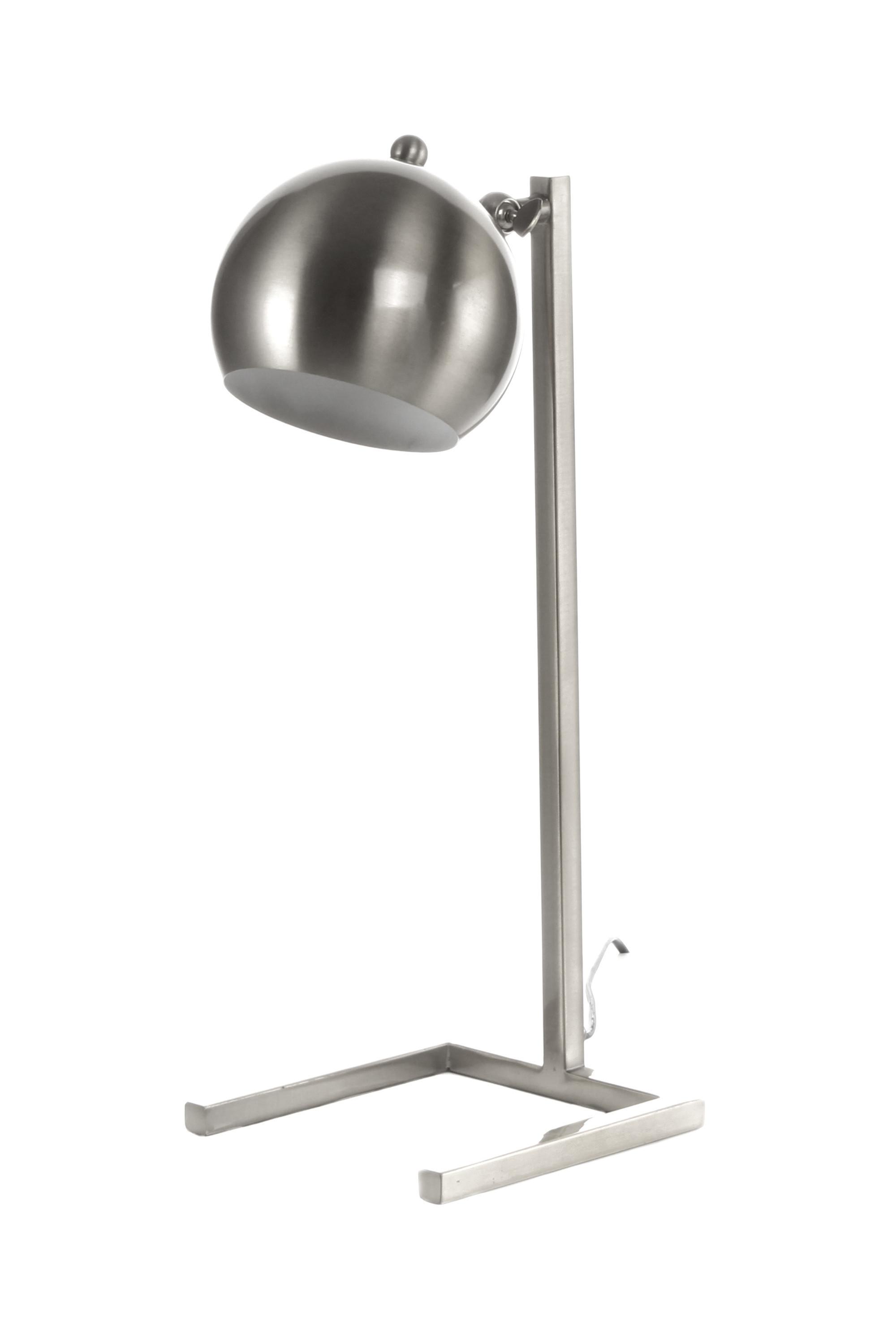 Tischleuchte Bruna 125 Silber - Silberfarben, Trend, Metall (19/50/19cm) - Kayoom