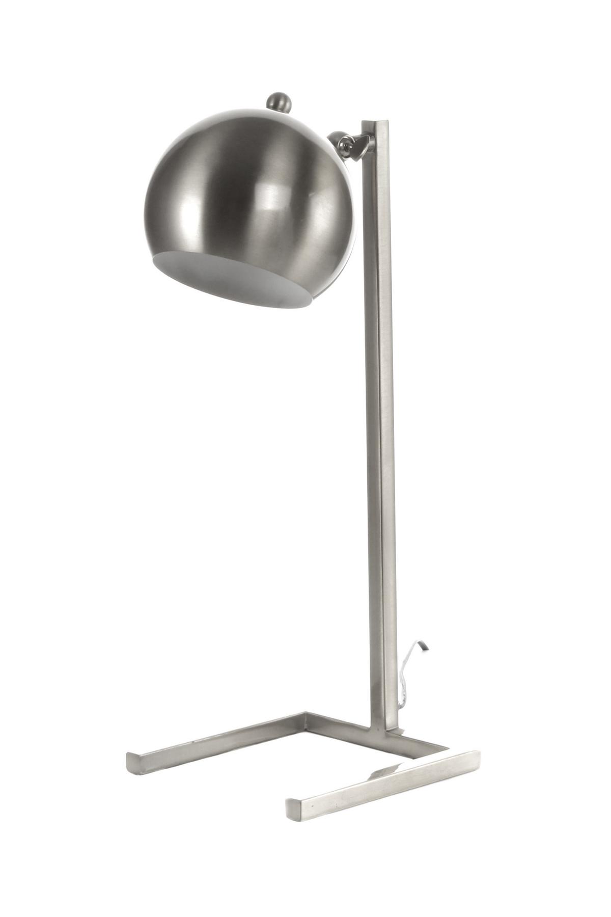 Tischleuchte Bruna 125 Silber - Silberfarben, Trend, Metall (19/50/19cm) - Kayoom