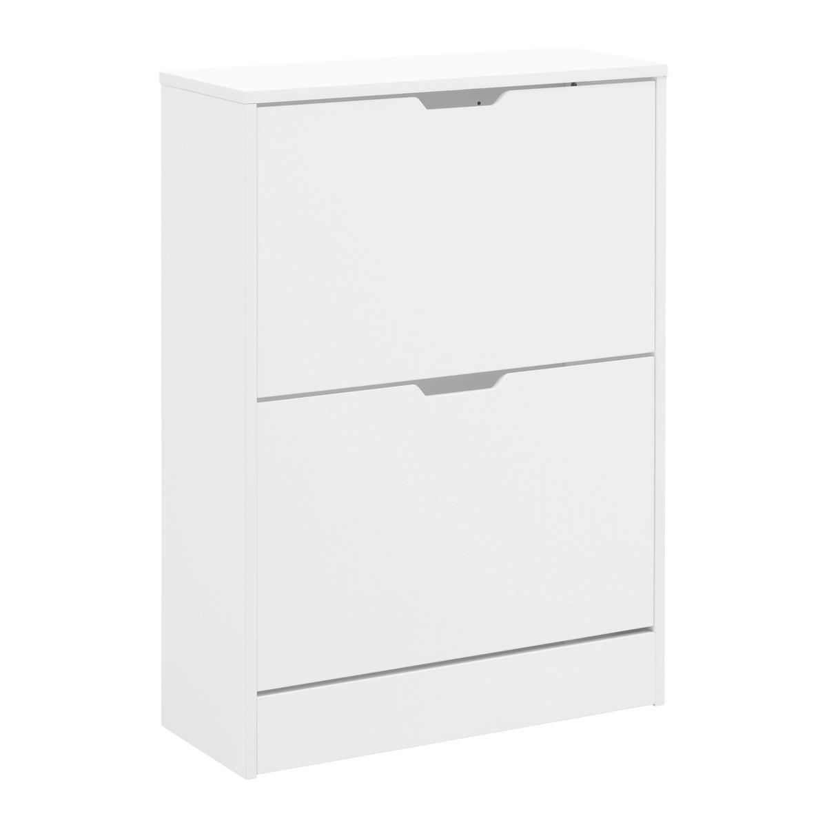 VÝKLOPNÁ SKRINKA NA TOPÁNKY RUDI - biela, Konventionell, kompozitné drevo (60/83/24cm) - Based