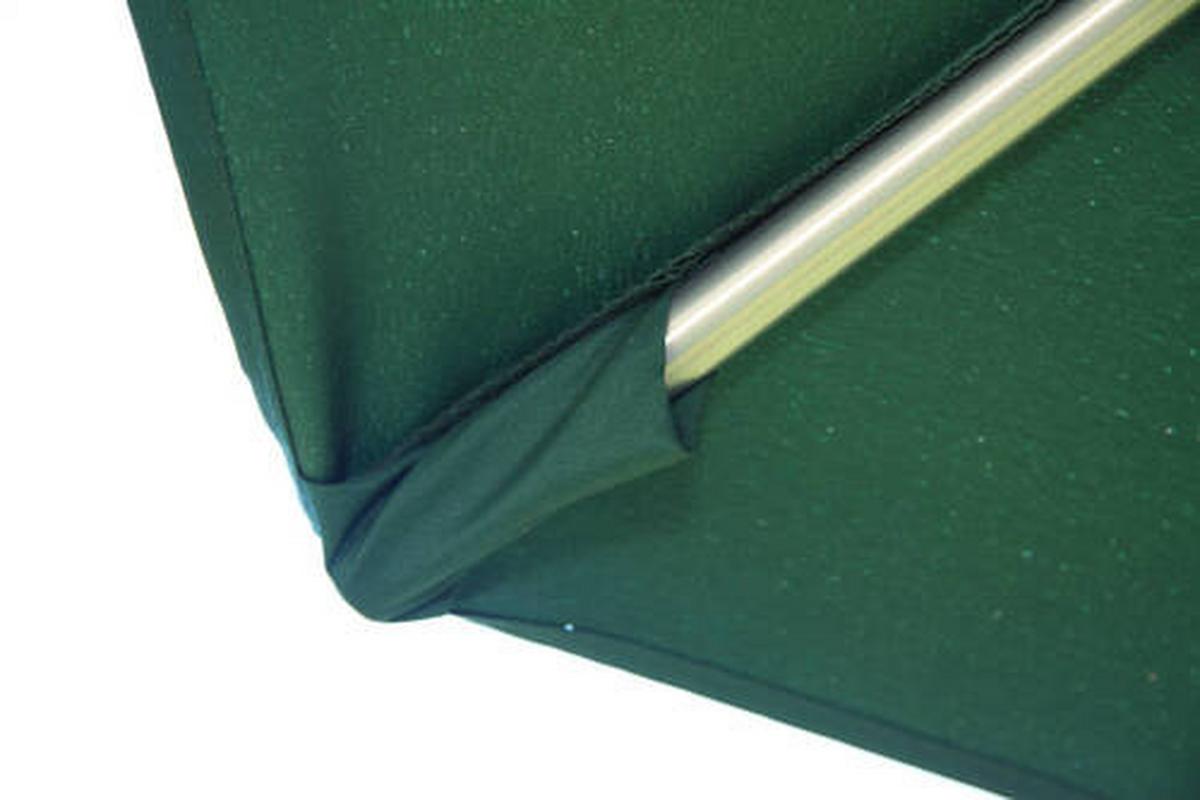 Sonnenschirm Acapole DM: 270 cm Anthrazit/Platinfarben - Platinfarben/Anthrazit, Basics, Textil/Metall (270cm) - Gardenson