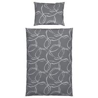 Bettwäsche Stones - Anthrazit, MODERN, Textil - Luca Bessoni
