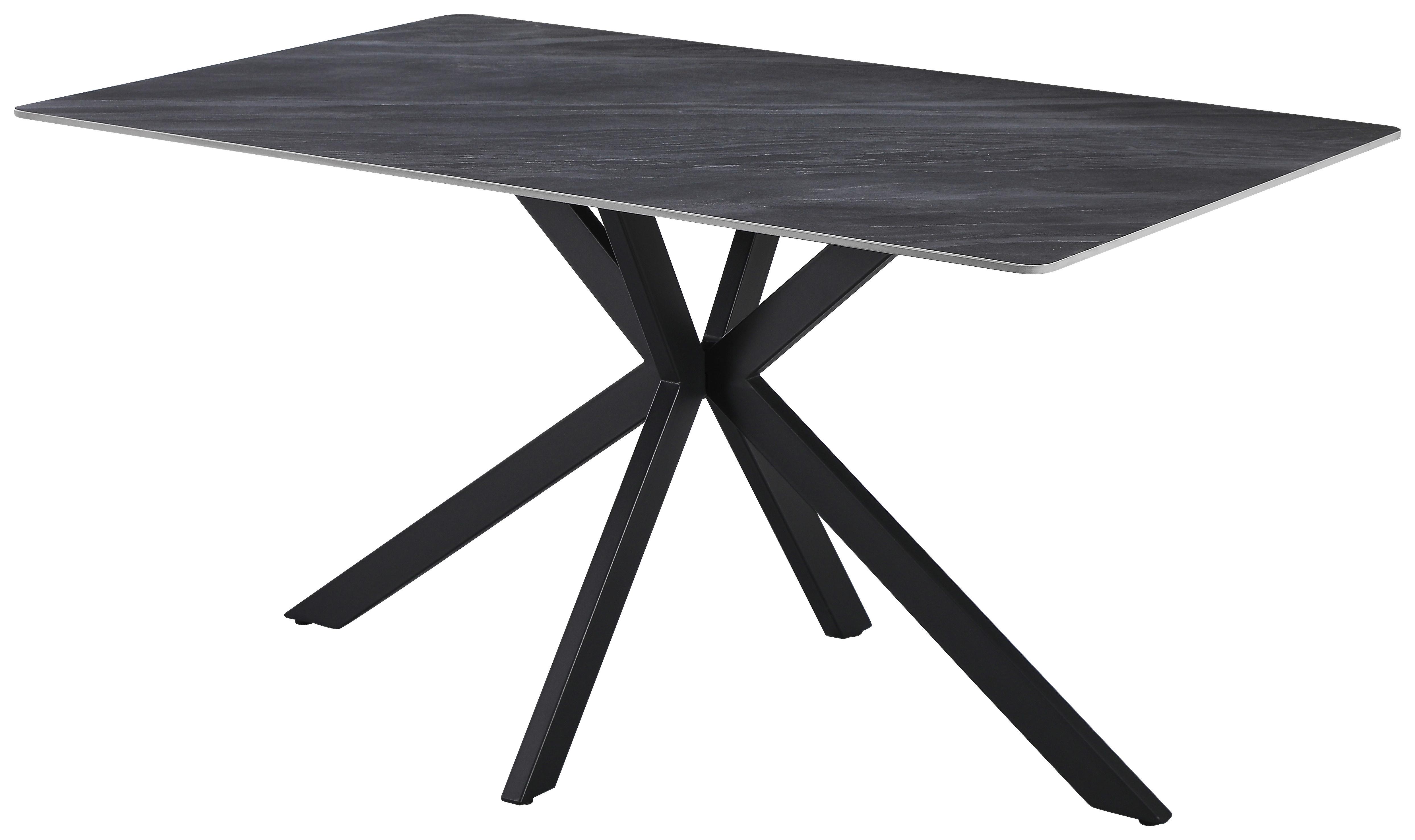 Esstisch Leon Keramik hellgrau, B: 140cm
