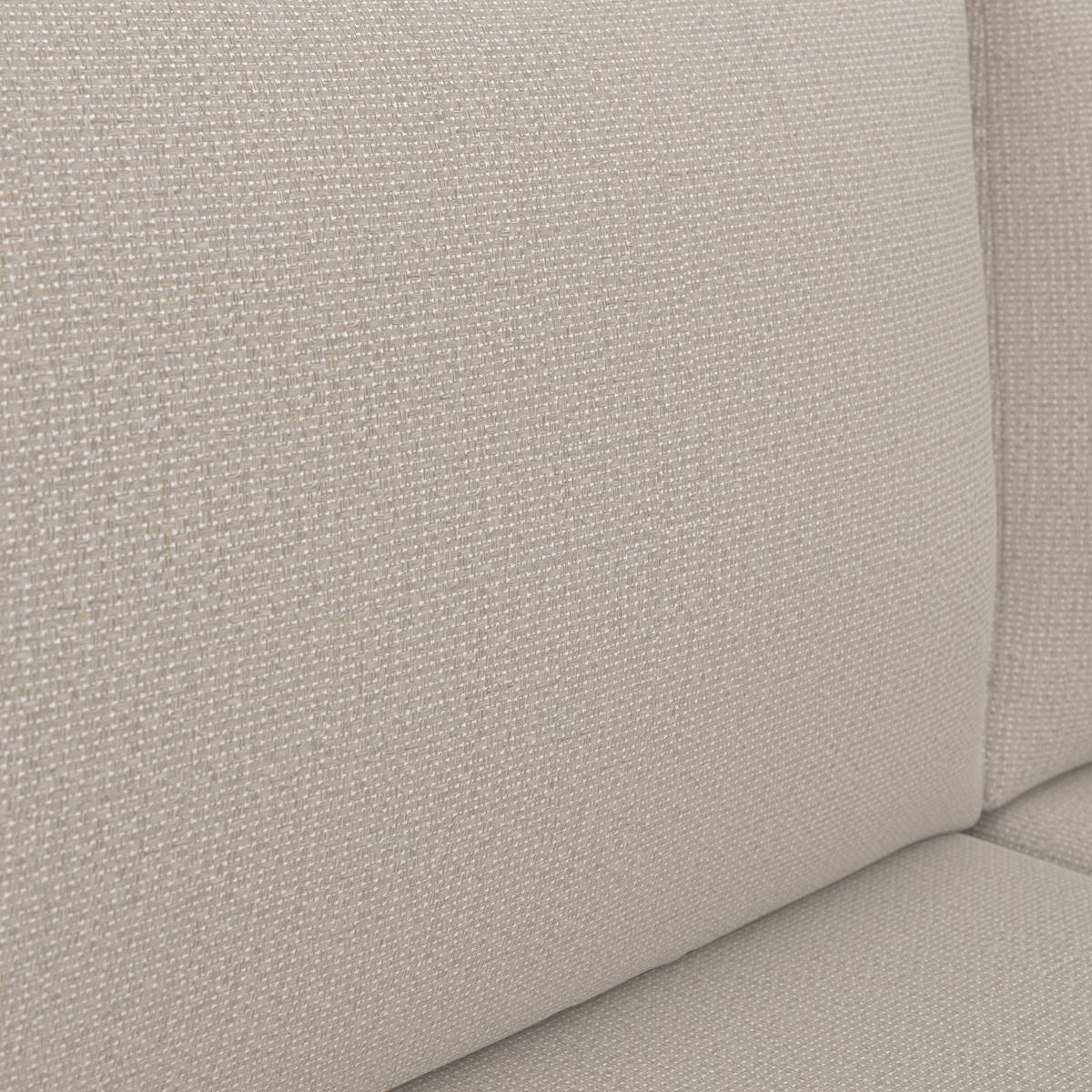 TERASOVÁ SEDACÍ SOUPRAVA CRISTINA - černá/krémová, Moderní, kov/dřevo (254/78/82cm) - Bessagi Garden