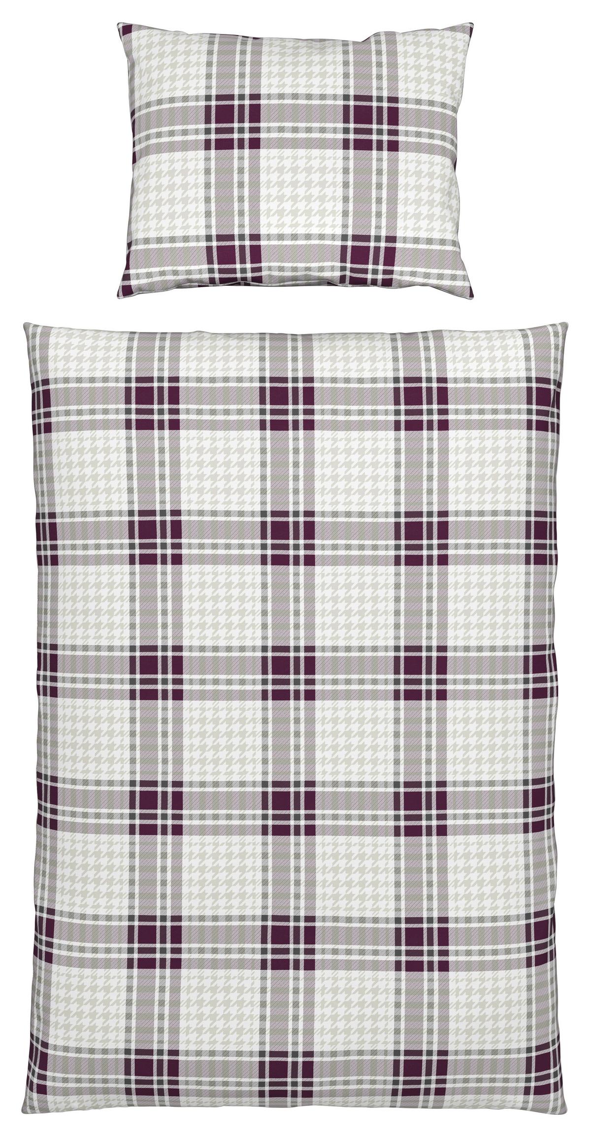 Bettwäsche Ella - Beere, MODERN, Textil - Luca Bessoni