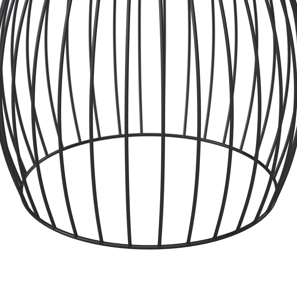 Beistelltischset Solar - Schwarz, MODERN, Metall - Beldano