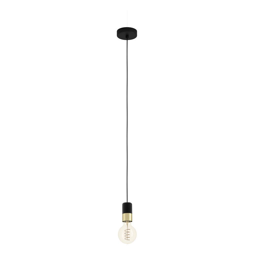 Hängeleuchte 31075*calari - Messingfarben/Schwarz, Basics, Metall (4,5/150cm) - Eglo