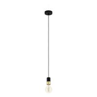 Hängeleuchte 31075*calari - Messingfarben/Schwarz, Basics, Metall (4,5/150cm) - Eglo