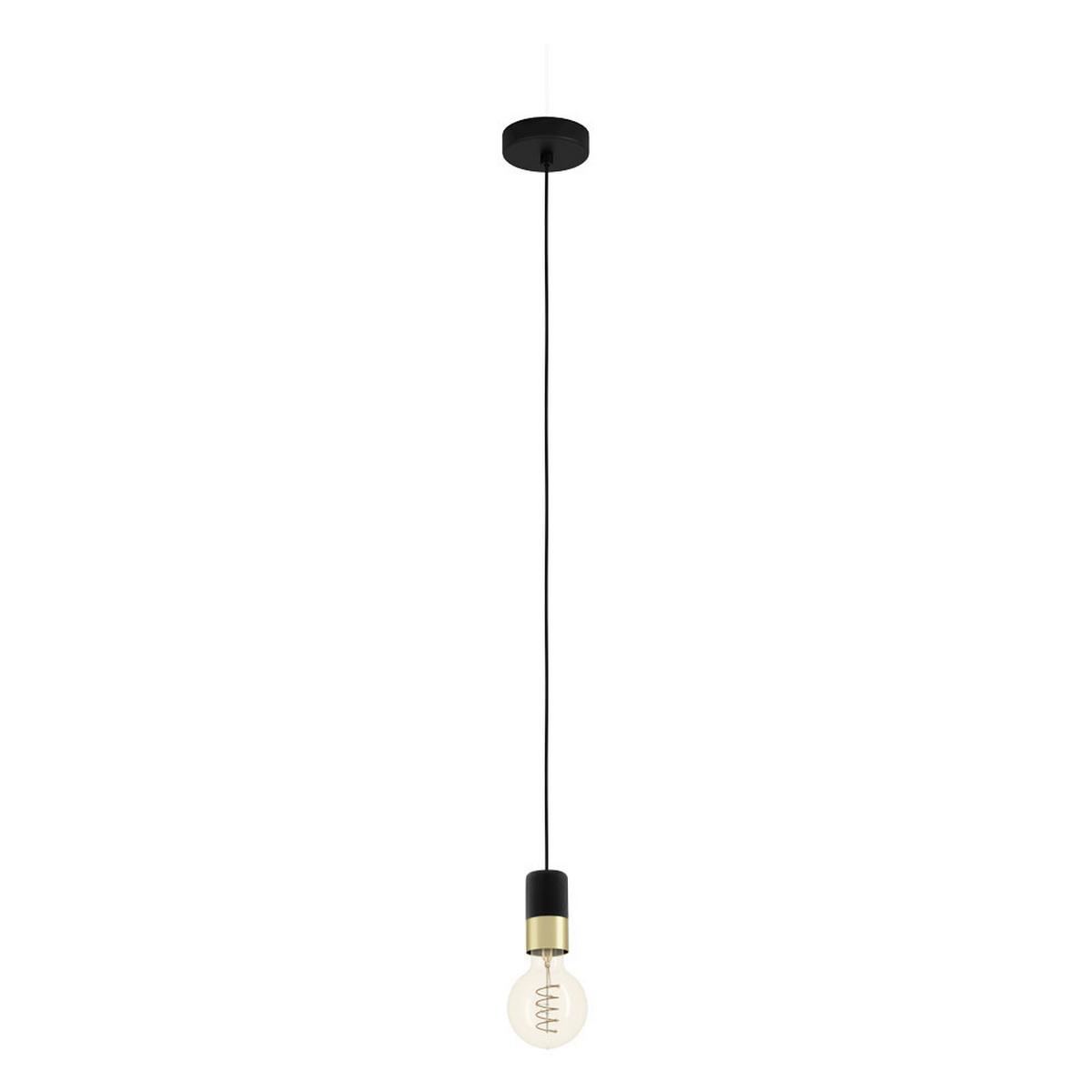 Hängeleuchte 31075*calari - Messingfarben/Schwarz, Basics, Metall (4,5/150cm) - Eglo