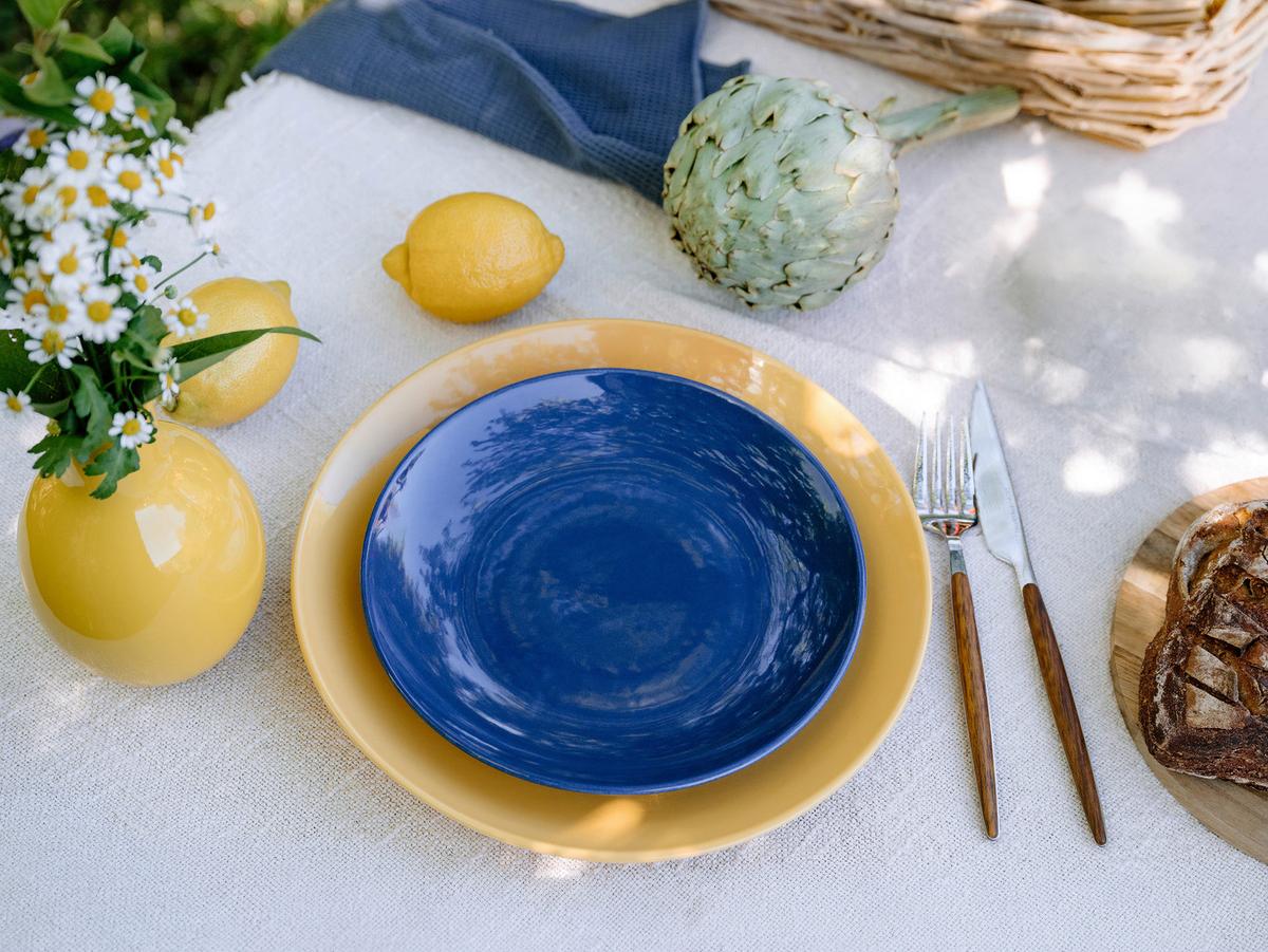 Tafelservice 12 -Teilig. Steinzeug, Multicolor - Multicolor, Basics, Keramik - Creatable