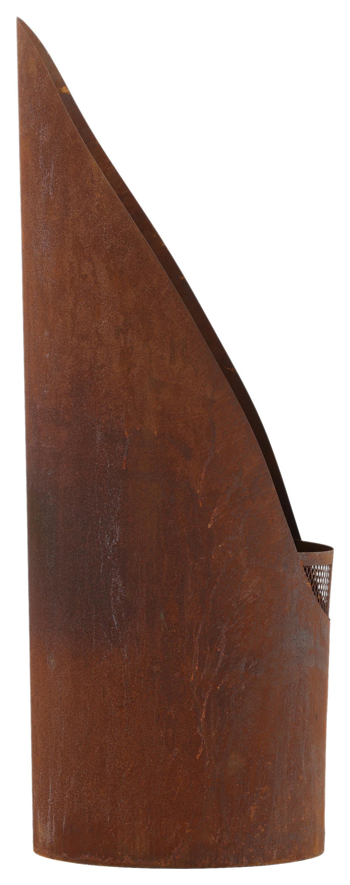 Feuerkorb Bastian - Dunkelorange, KONVENTIONELL, Metall (37/100/37cm) - Gardenson