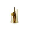 Küchenrollenhalter Edelstahl Goldfarben Rutschfest - Goldfarben, Basics, Metall (15,5/33cm) - Echtwerk