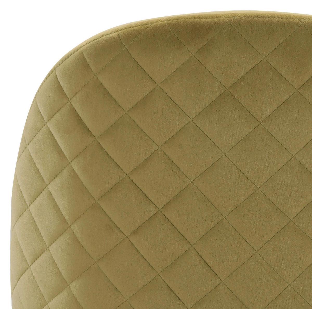 Kárpitozott Szék Torres - sötétsárga/fekete, Modern, textil/fa (51/79/58cm) - MID.YOU