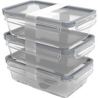 Frischhaltedosenset Transparent B: 16,5 cm - Basics (24/16,5/22,8cm) - Rotho