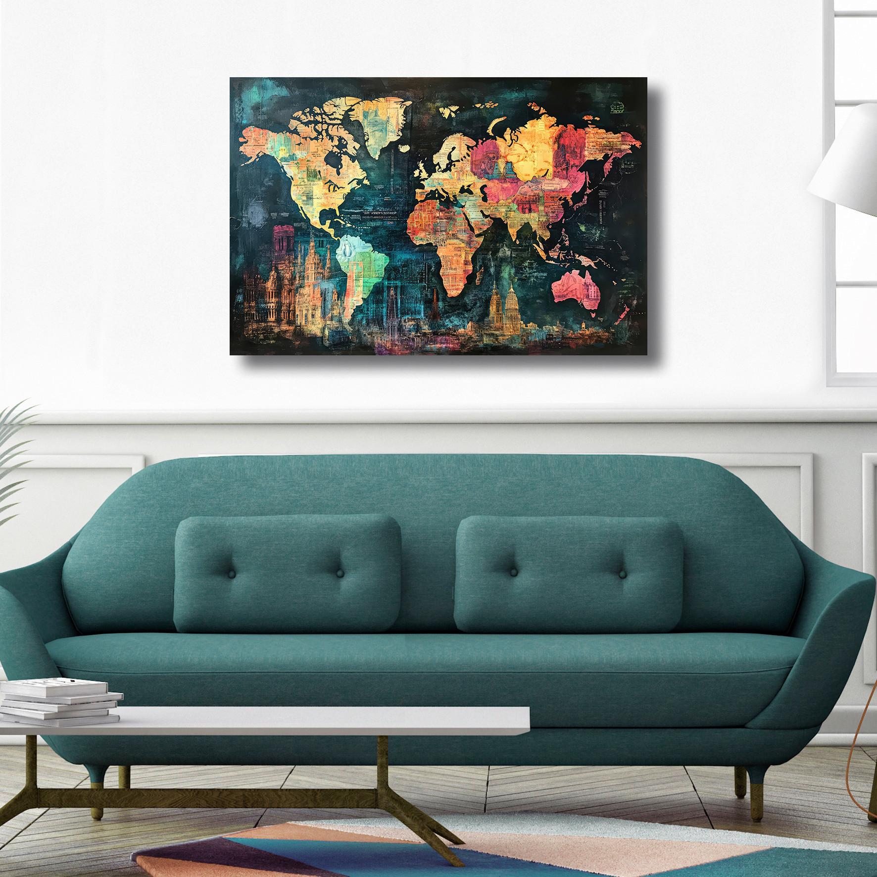 Originalbild Lilly - Multicolor, KONVENTIONELL, Holzwerkstoff/Textil (60/80cm) - James Wood