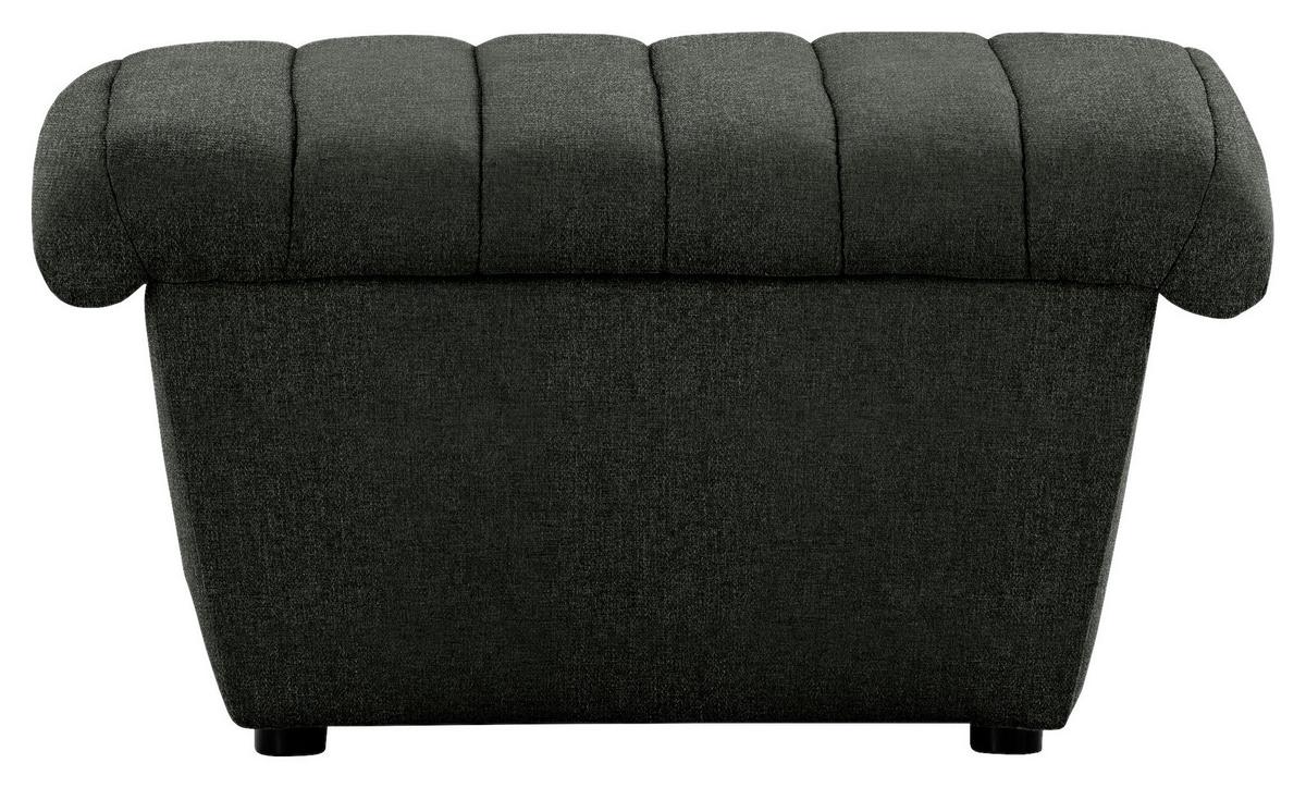 Hocker Looks Viii - Dunkelgrün/Schwarz, Design, Textil (74/43/85cm) - LOOKS by W.Joop