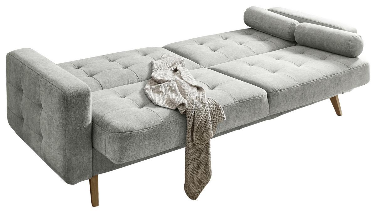 Rozkladacia pohovka FJORD svetlo hnedá - bahenná hnedá/farba duba, Modern, drevo/kompozitné drevo (222/86/90cm) - MID.YOU