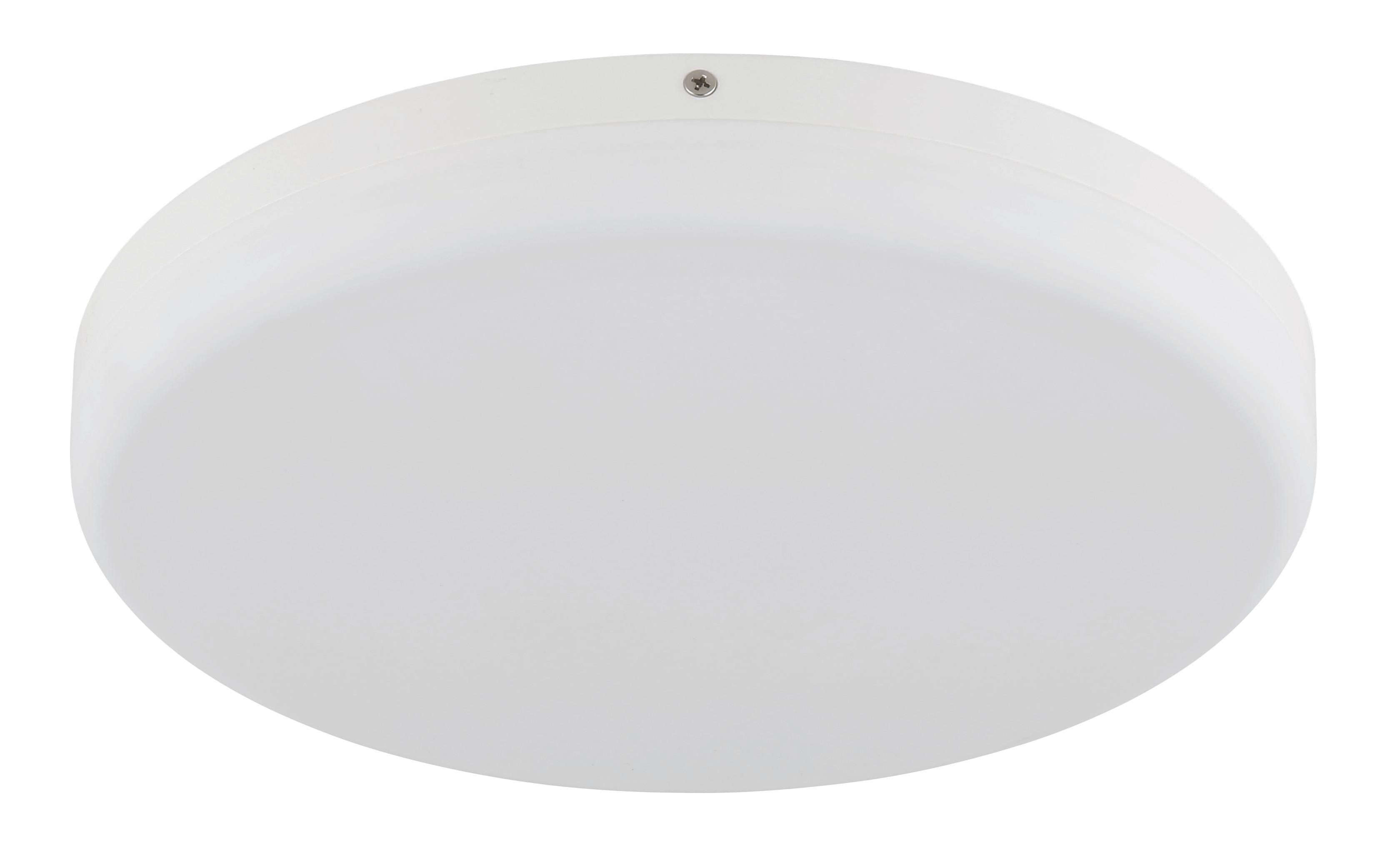 LED-Deckenleuchte Matthew Weiß D: 30 cm - Weiß, KONVENTIONELL, Kunststoff (30/5cm) - Globo