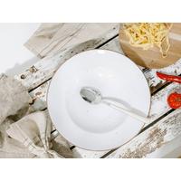 Pastateller Vintage Nature Porzellan, Creme, 4 Stück - Creme, Basics, Keramik (27cm) - Creatable