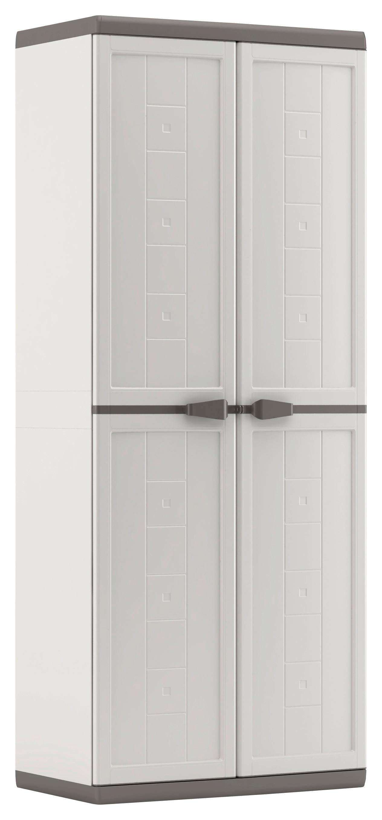 Geräteschrank in Weiß