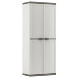 Kunststoffschrank Jolly Utility 68/166/39 - Anthrazit/Hellgrau, KONVENTIONELL, Kunststoff (68/166/39cm) - Keter