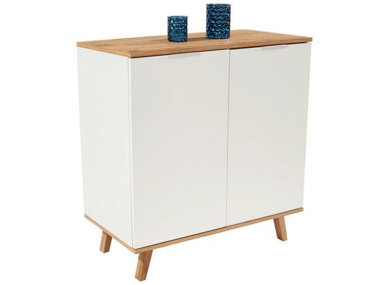 Komoda Turin 2 - farby dubu/biela, Moderný, kompozitné drevo (90/87/40cm) Komoda Turin 2 - farby dubu/biela, Moderný, kompozitné drevo (90/87/40cm)
