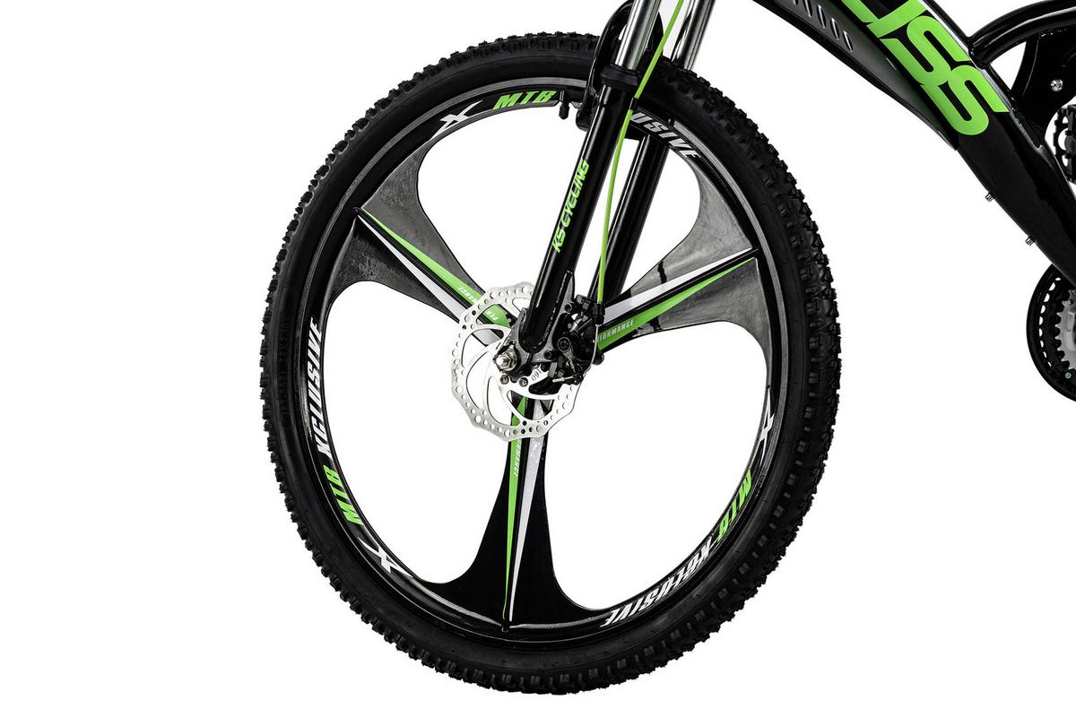 Mountainbike Fully 26 Zoll Bliss 21 Gänge - Schwarz, Basics, Metall (180/100/70cm) - KS Cycling