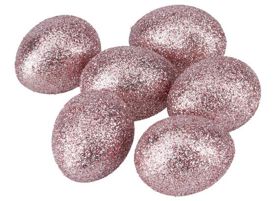 Vajíčko Dekorační Ella - růžová, Basics, umělá hmota (4cm) Vajíčko Dekorační Ella - růžová, Basics, umělá hmota (4cm)
