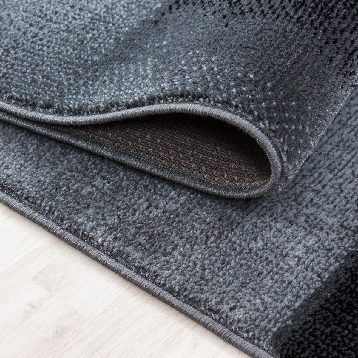 Flachwebteppich Parma - Schwarz, Design, Textil (140/200cm) - Novel