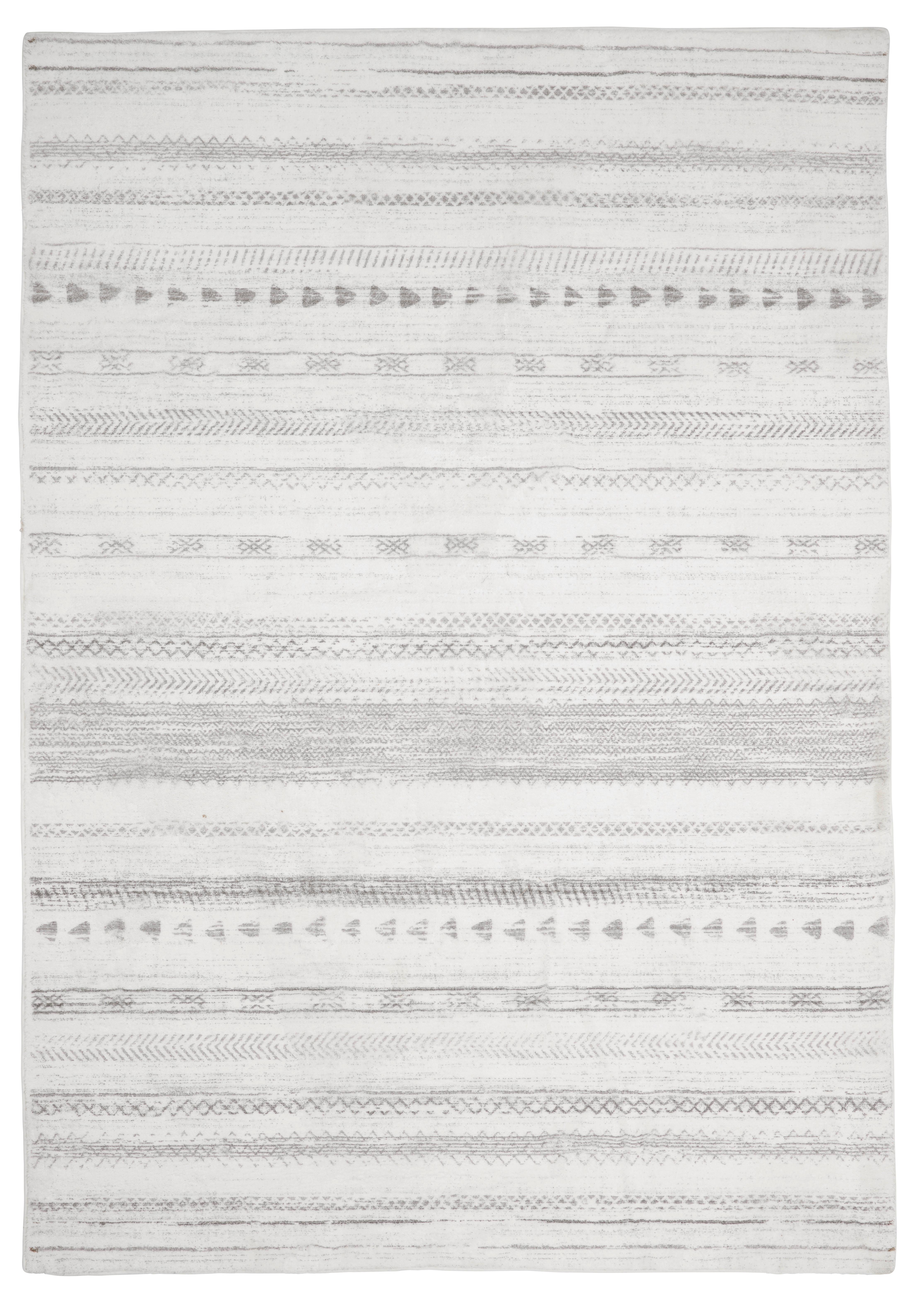 Všívaný Koberec Etno 1, 80/150cm, Šedá - šedá, Moderní, textil (80/150cm) - Modern Living