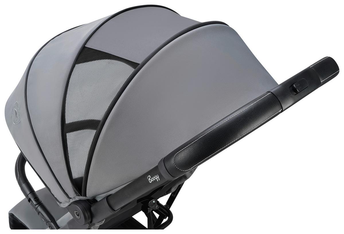 Buggy Boggy 2 Monster Hellgrau, B/h/t: 51x105x84,5cm - Hellgrau/Schwarz, Basics, Textil/Metall (51/105/84,5cm) - Osann