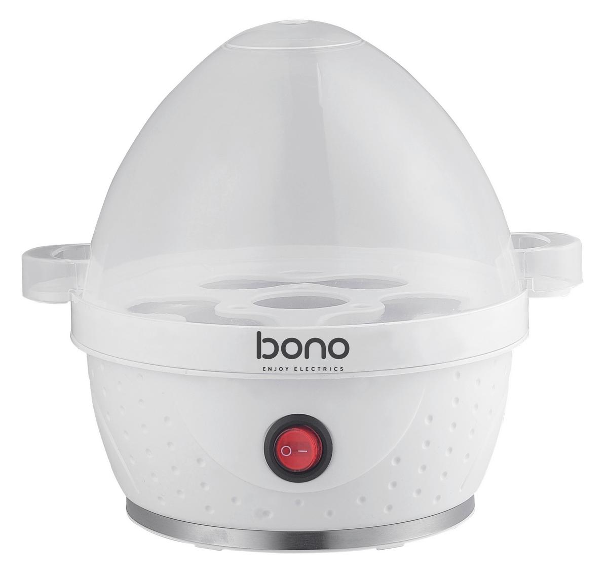 Eierkocher Michael für 7 Eier - Weiß, Basics, Kunststoff/Metall (19,5/16,5/17,5cm) - Bono