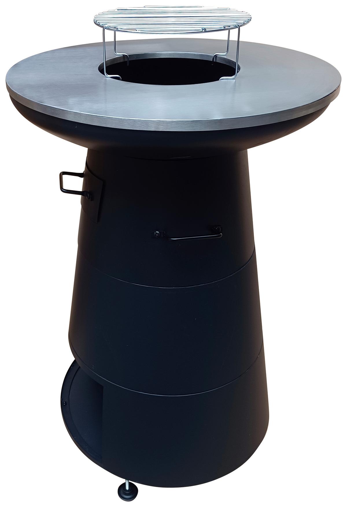 Barbecue 2 in 1 Grill und Feuerstelle - Basics, Metall (58,5/83cm) - Homezone