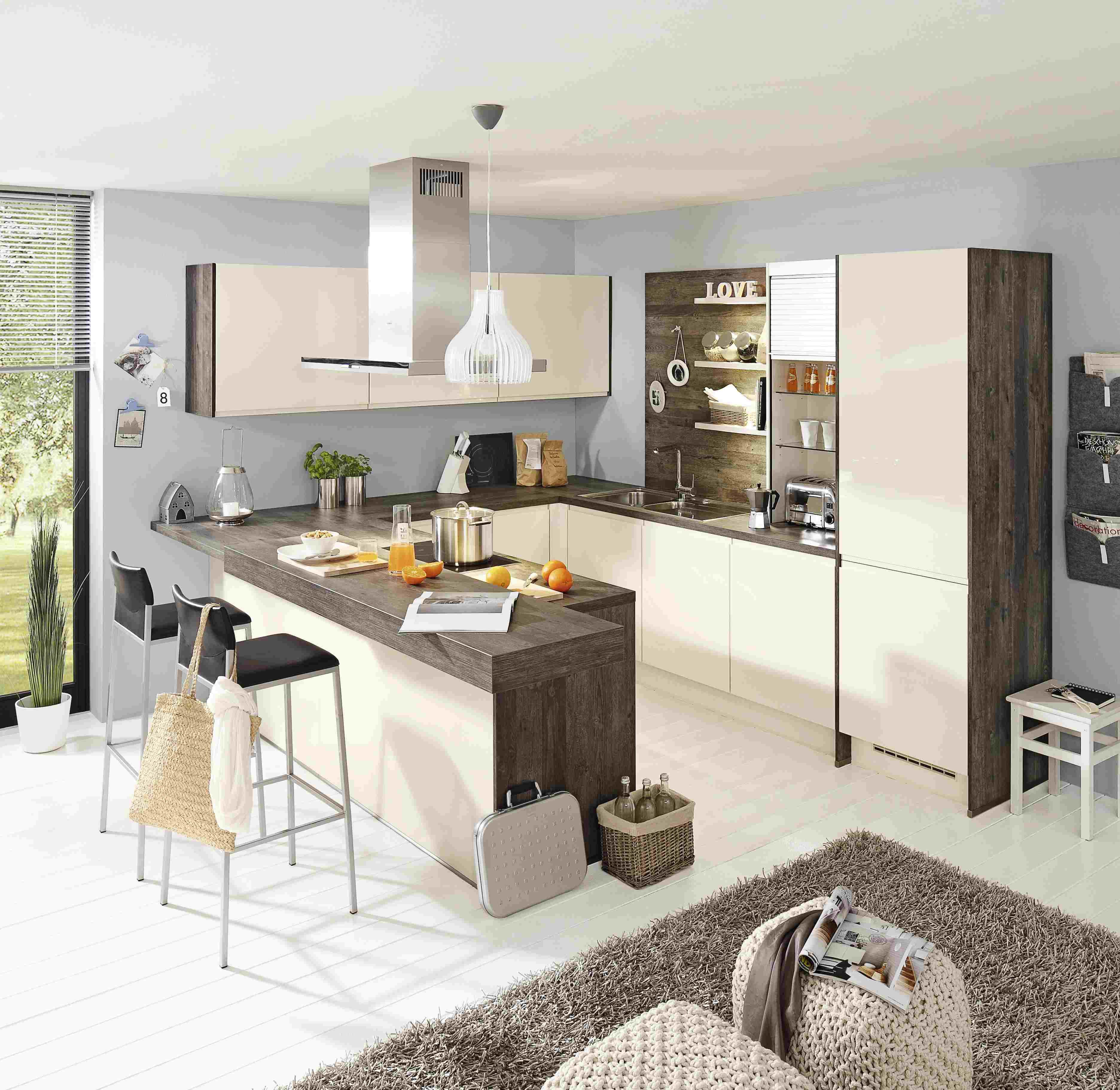 Einbauküche Panama Frei Planbar Modern, Grifflos - Weiß, MODERN, Holzwerkstoff - Vertico