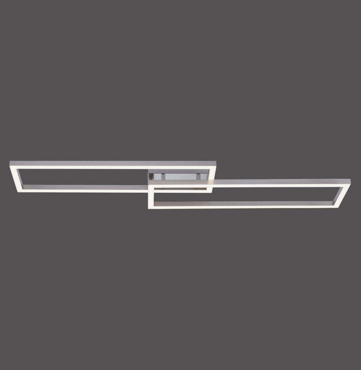 LED-Deckenleuchte 16430-55 Lolasmart-Maxi - Silberfarben, Design, Kunststoff/Metall (110/26,5/8,5cm)