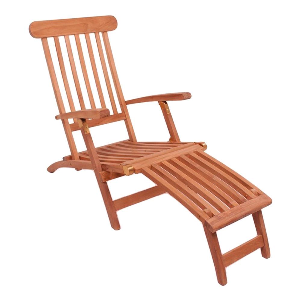 Gartenliege Arrecife Braun B: 60 Cm - Braun, MODERN, Holz (60/95/150cm) - MID.YOU