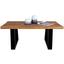 Couchtisch Holz mit Massiver Tischplatte Bregenz, Eiche - Eichefarben/Silberfarben, MODERN, Holz/Metall (110/40/60cm) Couchtisch Holz mit Massiver Tischplatte Bregenz, Eiche - Eichefarben/Silberfarben, MODERN, Holz/Metall (110/40/60cm)