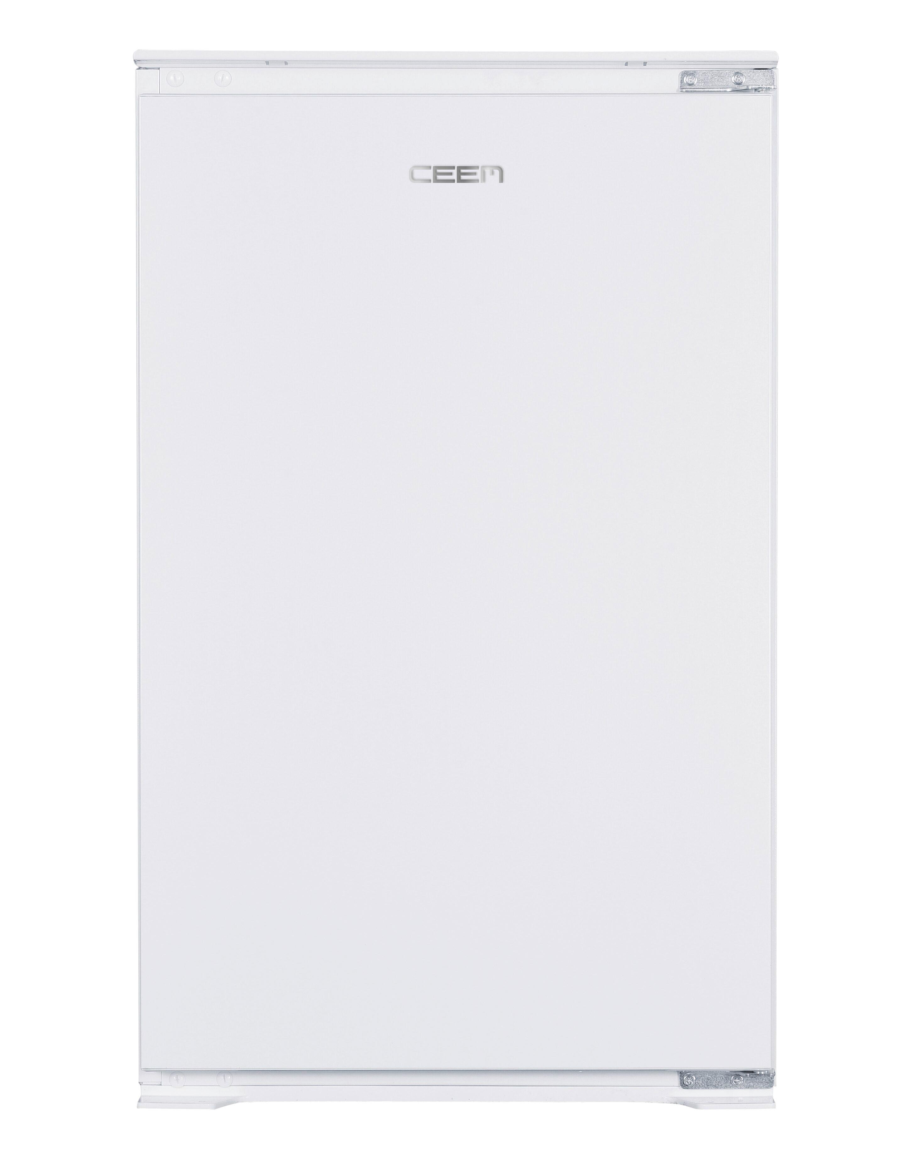 Einbaukühlschrank Li 129, Weiß 129 L, H: 89 Cm, B: 54 Cm - Weiß, Basics, Glas/Kunststoff (54/89/54cm) - CEEM