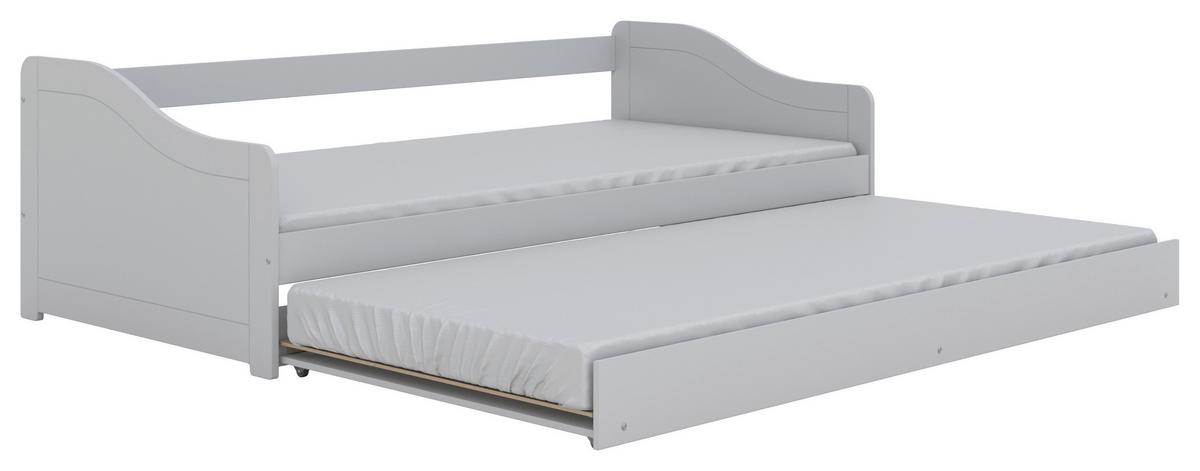 Kinder-/Juniorbett Blanka Weiß B: 90cm - Birkefarben/Weiß, MODERN, Holz/Holzwerkstoff (90/200cm) - MID.YOU