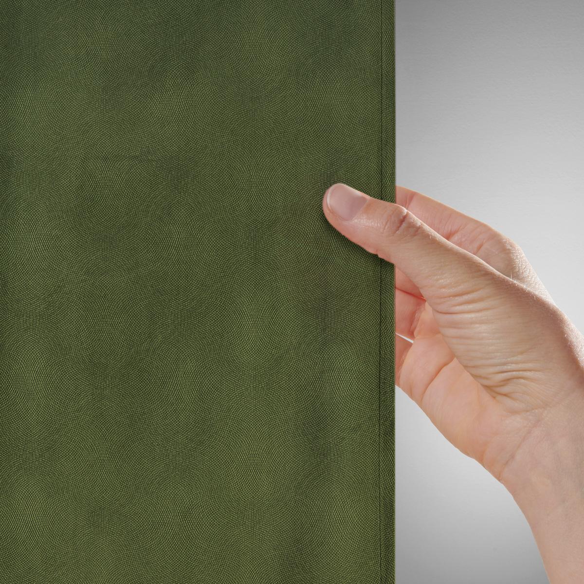 HOTOVÝ ZÁVES BIANCA - zelená, Konventionell, textil (140/245cm) - Modern Living