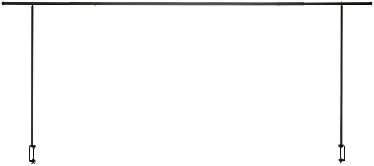 DEKORAČNÍ KONSTRUKCE PRO STŮL RACK - černá, Moderní, kov (90/140cm) - Modern Living