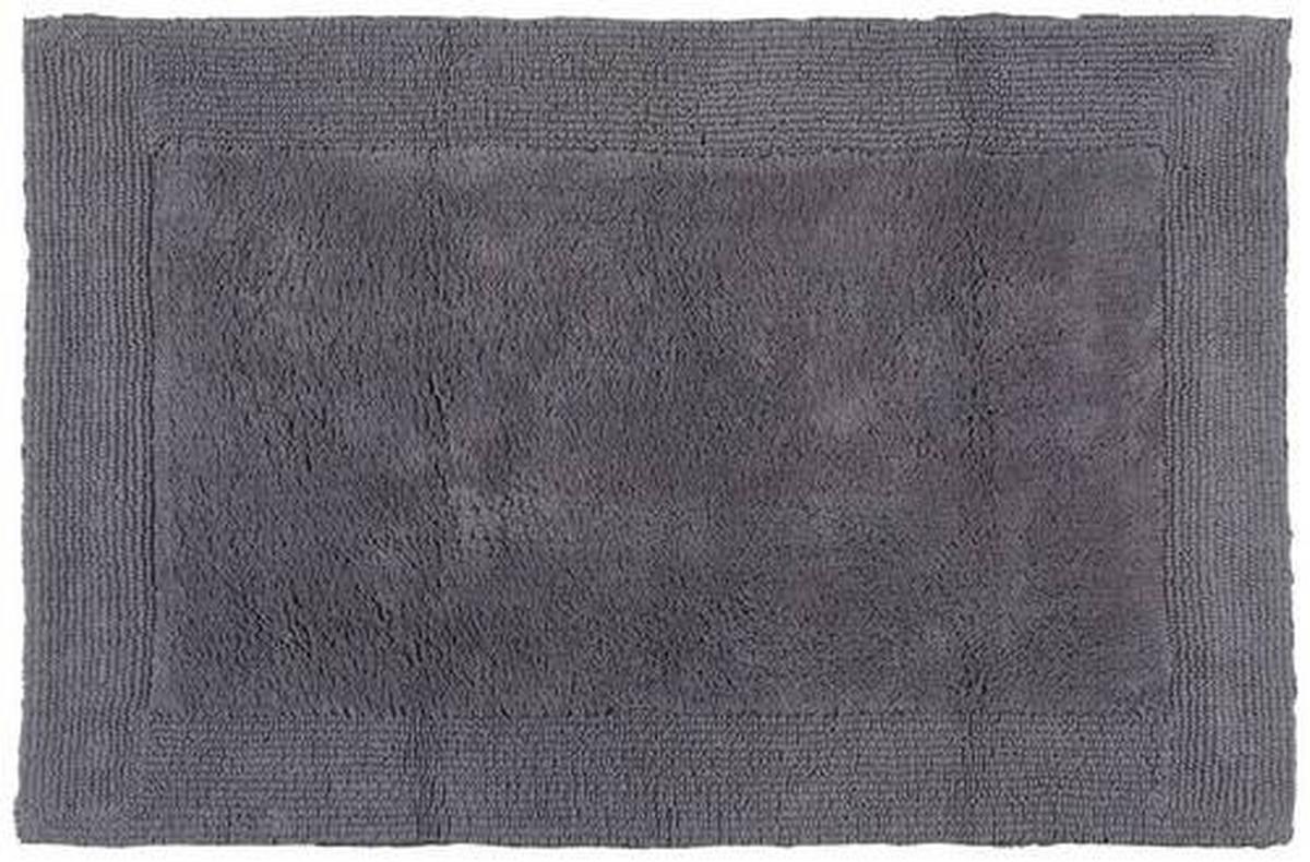 KOUPELNOVÁ PŘEDLOŽKA Karen, 60/100cm, antracitová - antracitová, Konvenční, textil (60/100cm) - Premium Living