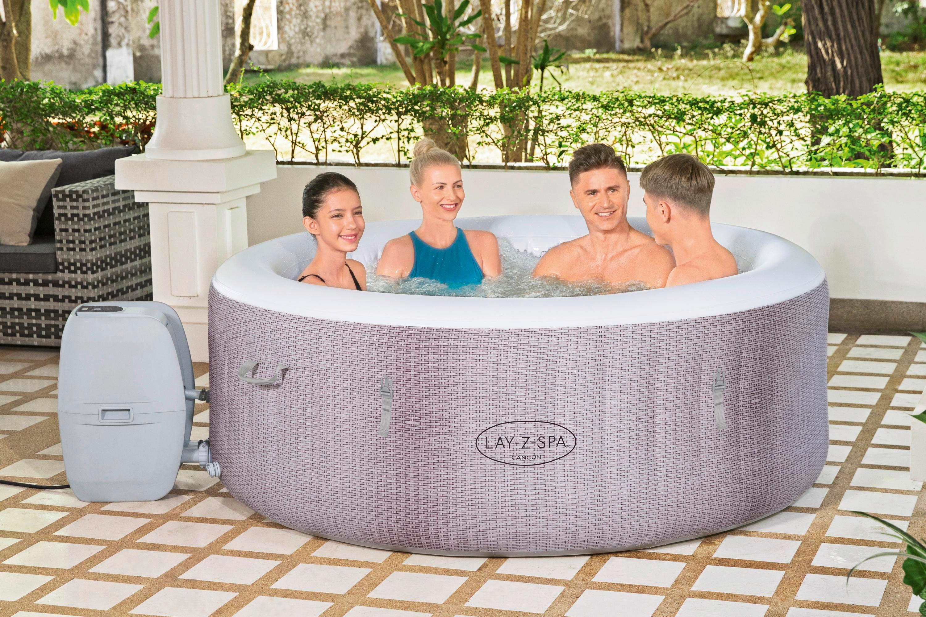 Felfújható Jakuzzi Lay-Z-Spa Kb. 180/66cm - szürke, Modern, műanyag (180/66cm) - Bestway