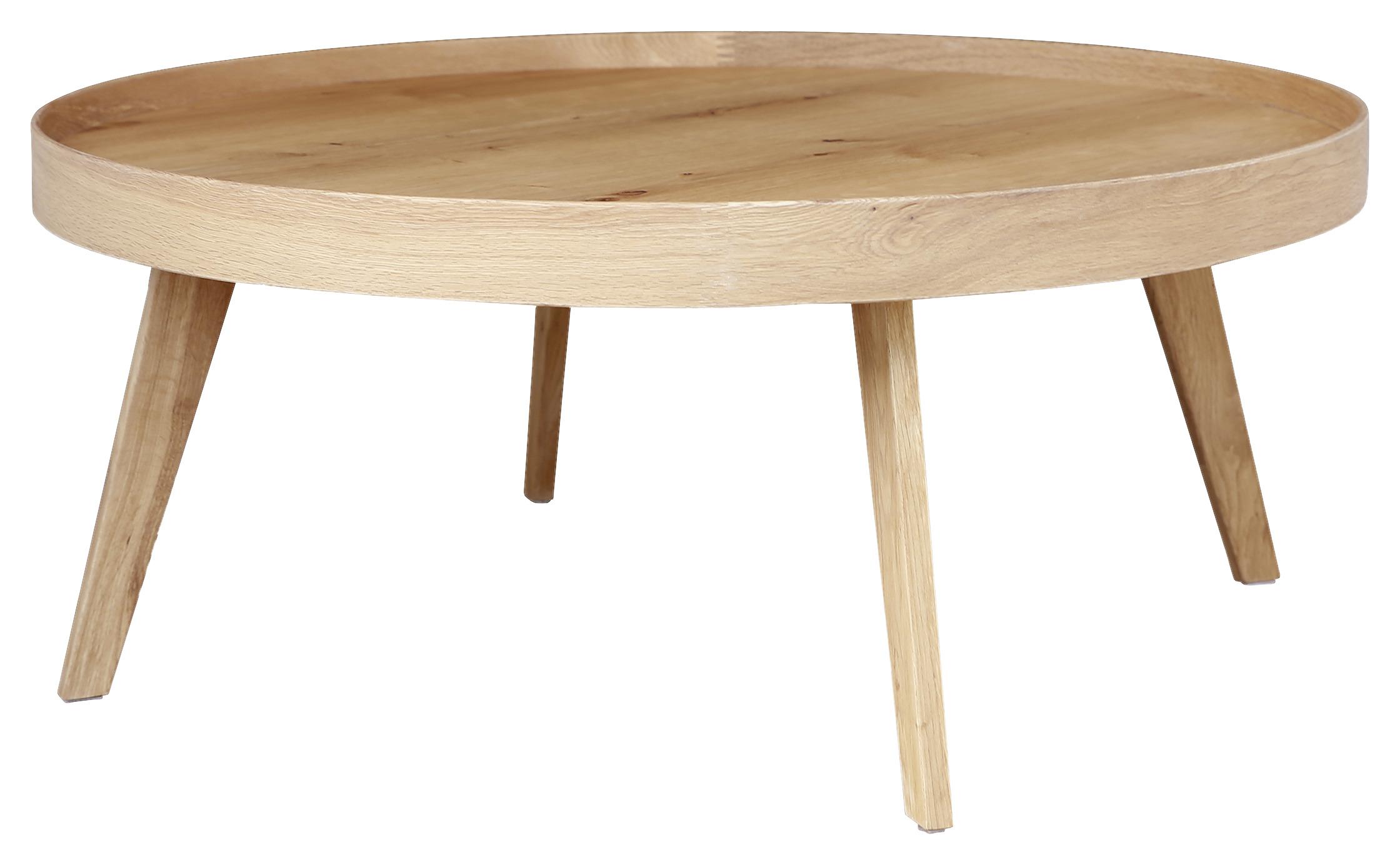 Konferenčný Stolík Wood 3 - prírodné farby, Moderný, drevo/kompozitné drevo (90/38cm)